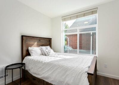 Seattle sober living home for men - bedroom